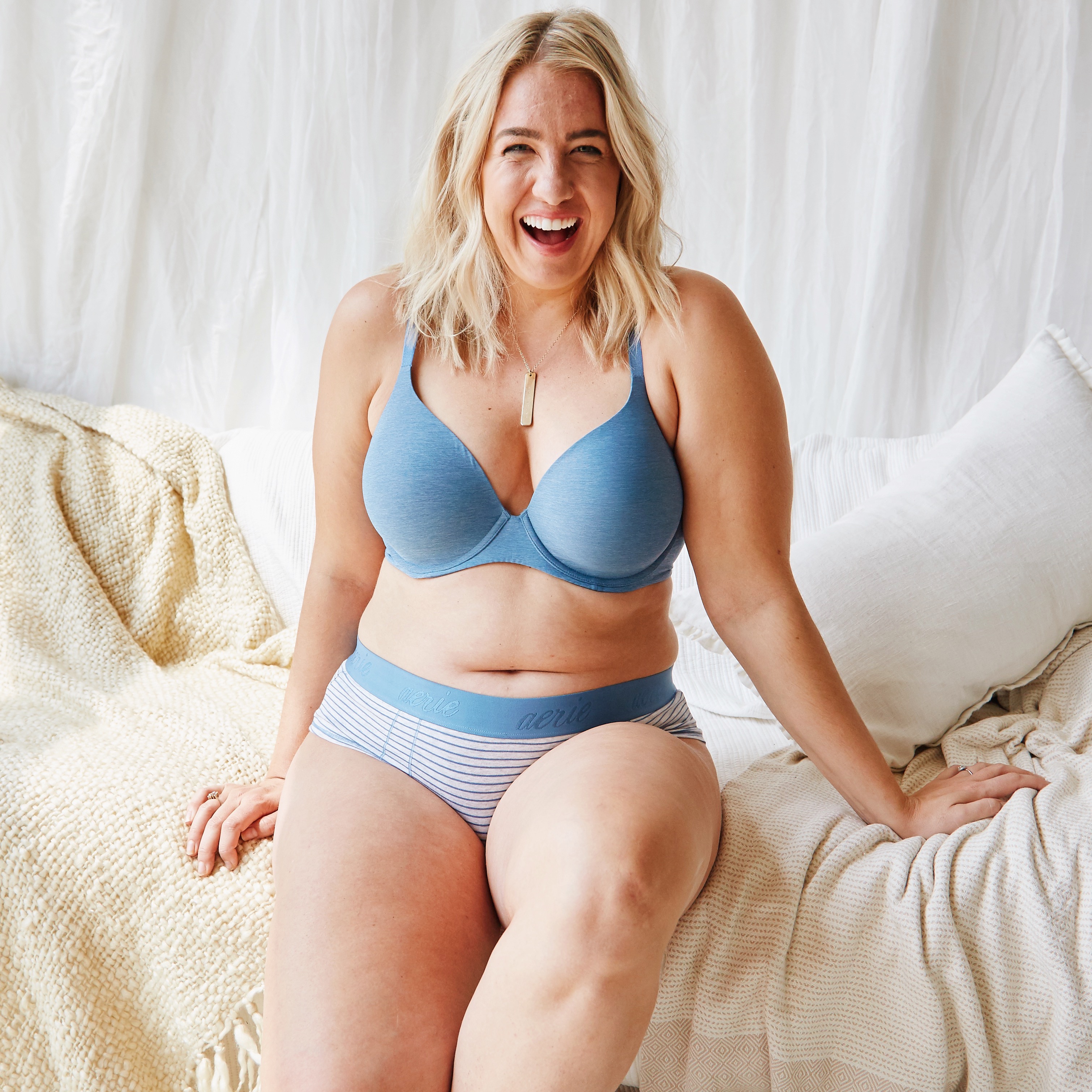 Plus-size mode Iskra Lawrence stars in new unairbrushed Aerie campaign