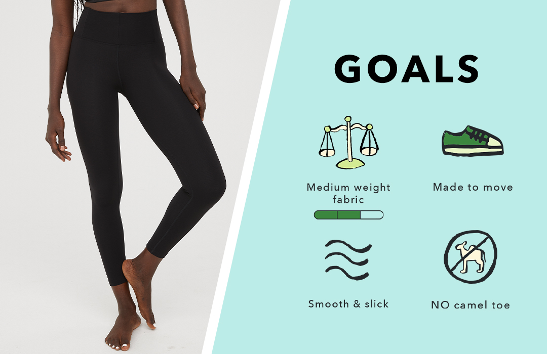 the difference between aerie black leggings 🫶🏼 #aeriereal #aerie